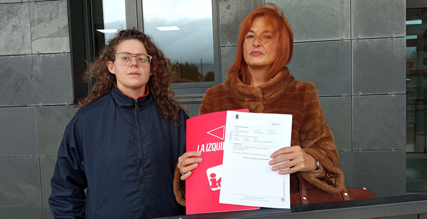 Izquierda Unida registra una peticin vecinal para que el transporte entre los pueblos de la comarca tenga ms regularidad 