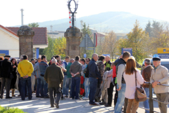 Concentracin del Comit de Empresa de Gerdau por el despido de trabajadores en Reinosa