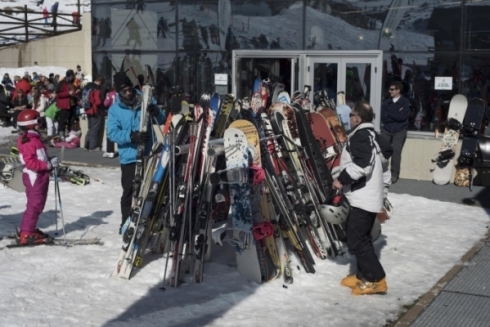 Da fuerte en Alto Campoo (febrero 2016)