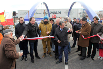 Inauguracin del puente sobre el Hjar