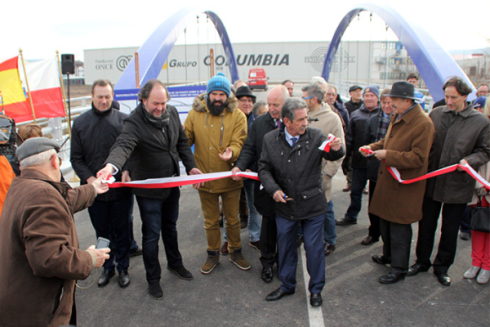 Inauguracin del puente sobre el Hjar