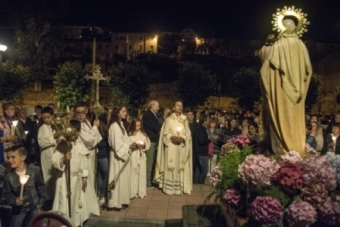 Procesin de las antorchas en Mataporquera