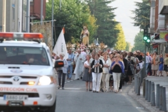 La imagen de la Virgen del Carmen recorre Reinosa