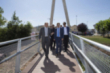 Inauguracin pasarela peatonal sobre el Hjar en Matamorosa