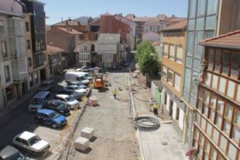 Avanzan la obras de la Plaza de Las Casetas