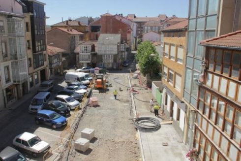 Avanzan la obras de la Plaza de Las Casetas