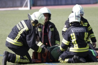 Simulacro de emergencias en Reinosa