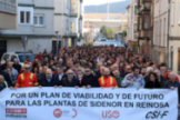 La sociedad campurriana se vuelca con los trabajadores de Sidenor