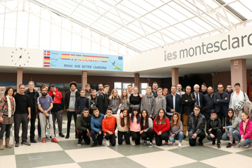 Encuentro proyecto 'Pedal for better learning' IES Montesclaros