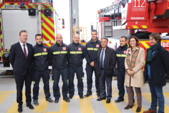 Visita nuevas instalaciones Parque de Bomberos 112 Reinosa