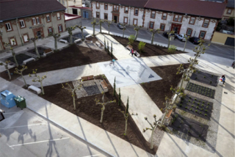 Sercam ajardina las plazas de Los Caos y La Concordia