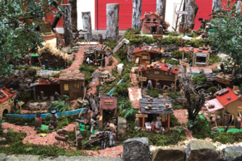 La magia de la Navidad en piedra