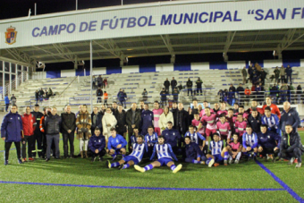 Triangular solidario Racing-Gimnstica-Naval