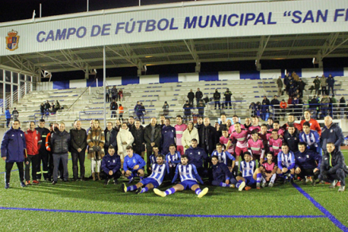 Triangular solidario Racing-Gimnstica-Naval