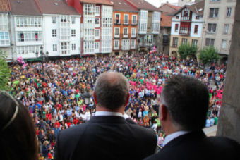 Chupinazo y pregn, San Mateo 2013