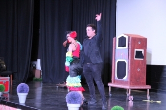 Ral Alegra, en el IES Montesclaros