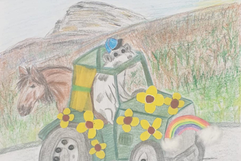 Concurso de Dibujo de Tractores Engalanados