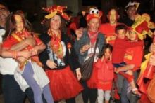 Campoo celebr la victoria de Espaa en la Eurocopa