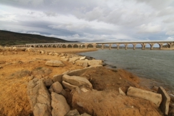 El Embalse del Ebro, a un cuarto de su capacidad 