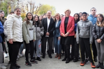 Visita de la Ministra de Educacin al IES Montesclaros