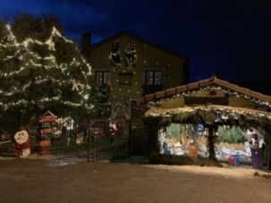 Corconte se engalana por Navidad