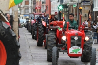 La Ruta por Cantabria en tractor clsico recala en Reinosa
