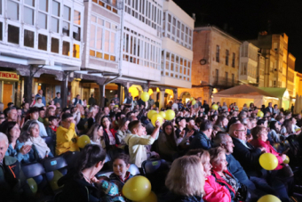 Aguilar sale a la calle para ver la final del 'Grand Prix'