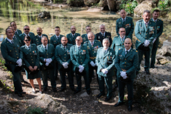 La Guardia Civil honra a su patrona en el Nacimiento del Ebro
