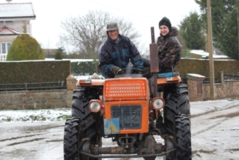 Los Reyes Magos traen de nuevo la nieve a Campoo