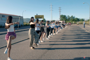 La Banda de Cornetas y Tambores y Majorettes de Reinosa ensaya para el verano