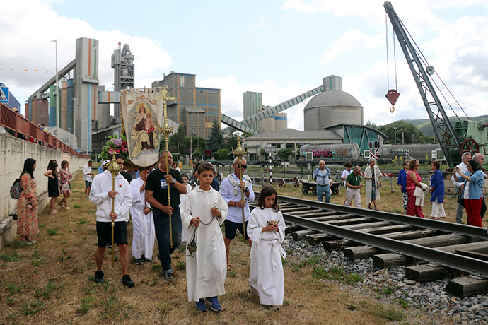 Procesión de la Virgen del Carmen en ...
