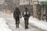 La nieve cubre Reinosa