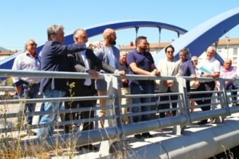 Arrancan los trabajos de ampliacin del puente nuevo sobre el Hjar