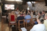 Proyeccin de 'Solsticio de verano' en el Castillo de Argeso