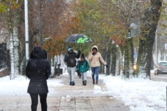 La nieve regresa a Campoo