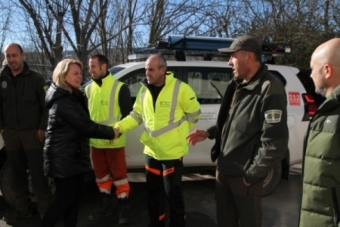 Susinos visita en Reinosa las instalaciones de la Comarca forestal 5