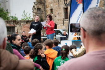 Lectura del manifiesto del Primero de Mayo en Reinosa