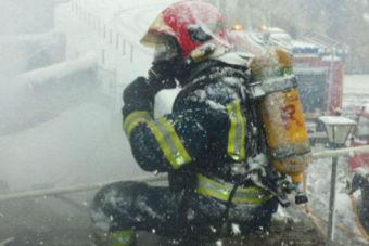 Incendio de una vivienda en Matamorosa
