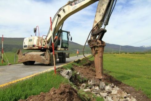Comienzan las obras en la carretera Matamorosa-Suano