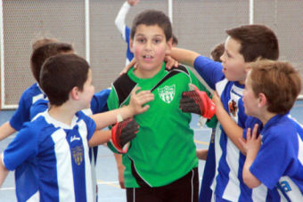 Los mejores equipos de ftbol base de Cantabria se enfrentaron en Reinosa