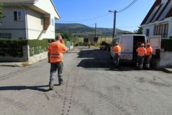 Visita a las obras de Campoo de Enmedio