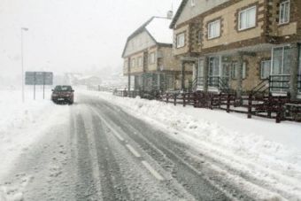 Primera nevada del otoo en Campoo