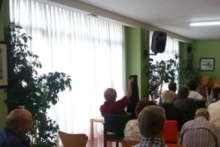 CHARLA COLOQUIO IMPARTIDA EL 22 DE JUNIO EN EL SALN DEL CENTRO SOCIAL DE MAYORES EN REINOSA