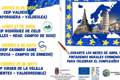 La ADT Campoo Los Valles llevar� el D�a de Europa a las aulas con murales y actividades educativas en abril y mayo