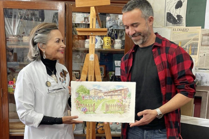 Alicia Ca�as ilustra la segunda edici�n del Festival Torre de Villaescusa