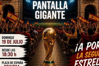 El Ayuntamiento de Reinosa instalar� una pantalla gigante en la Plaza de Espa�a para la final del Mundial