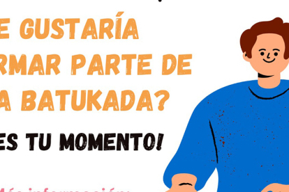 La Banda de cornetas, tambores y majorettes de Reinosa y Wiphala quieren crear un grupo de batukada 
