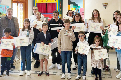 La Biblioteca Snchez Daz entrega los premios de los concursos de Marcapginas y Literatura en Tres Lneas