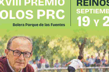 La bolera de las Fuentes acoger� este fin de semana el XXVIII Premio de Bolos del PRC, dedicado este a�o a Javier L�pez Marcano