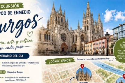 Burgos, destino de historia y cultura en una excursi�n organizada desde Campoo de Enmedio